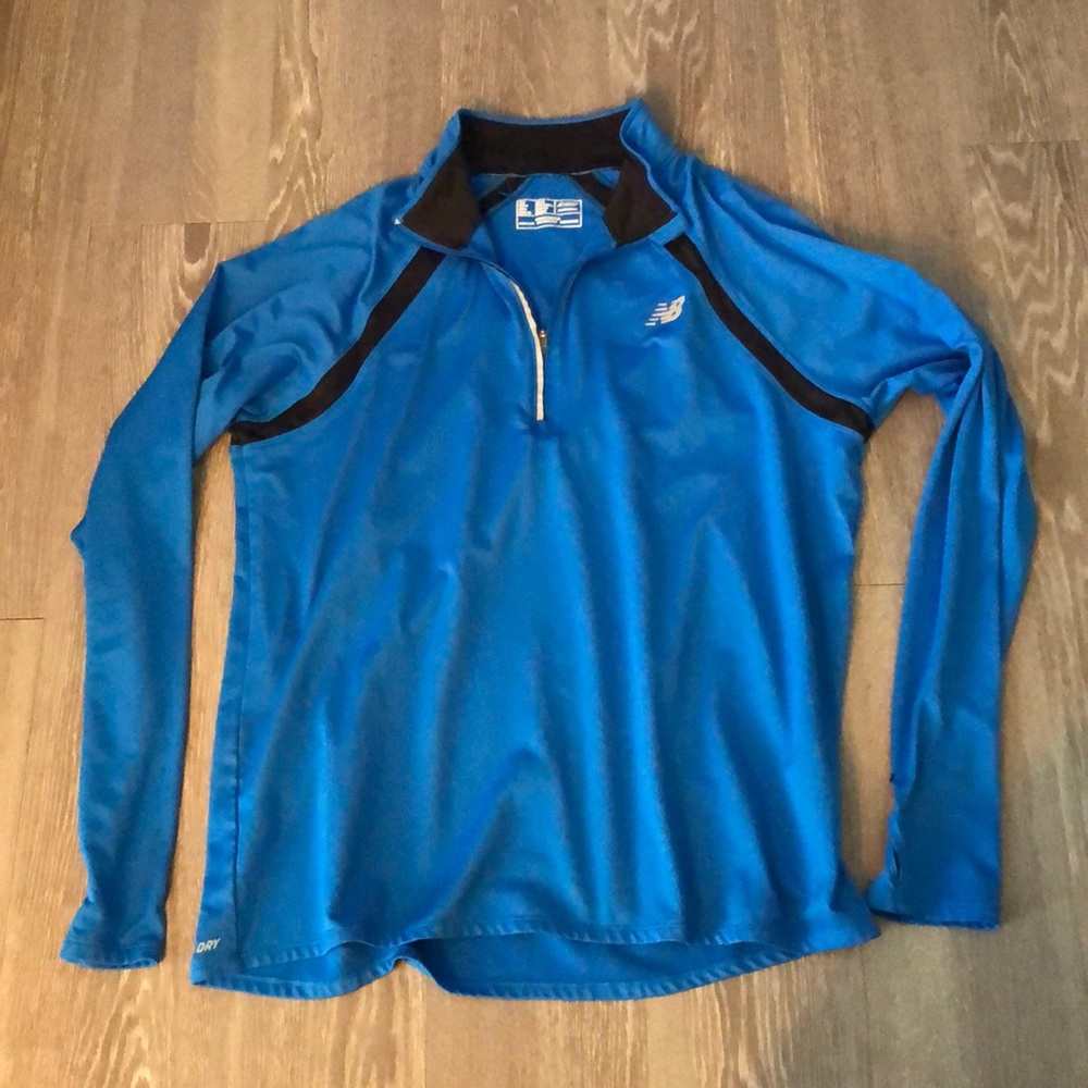 New Balance Blue Long Sleeve Shirt